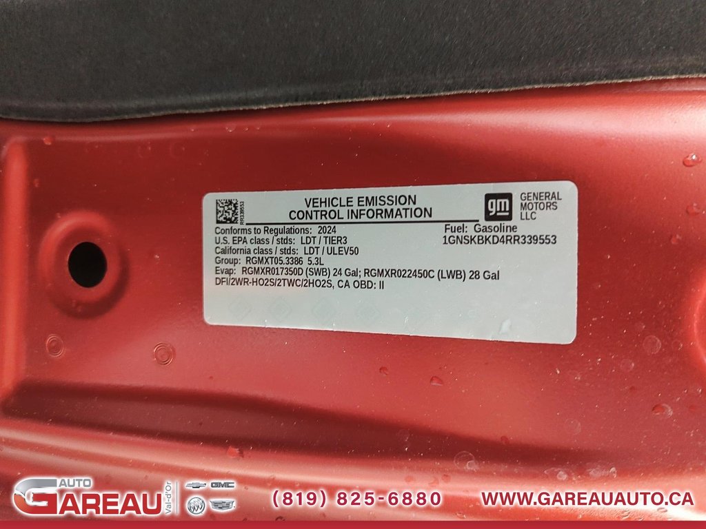 2024 Chevrolet Suburban in Val-d'Or, Quebec - 23 - w1024h768px