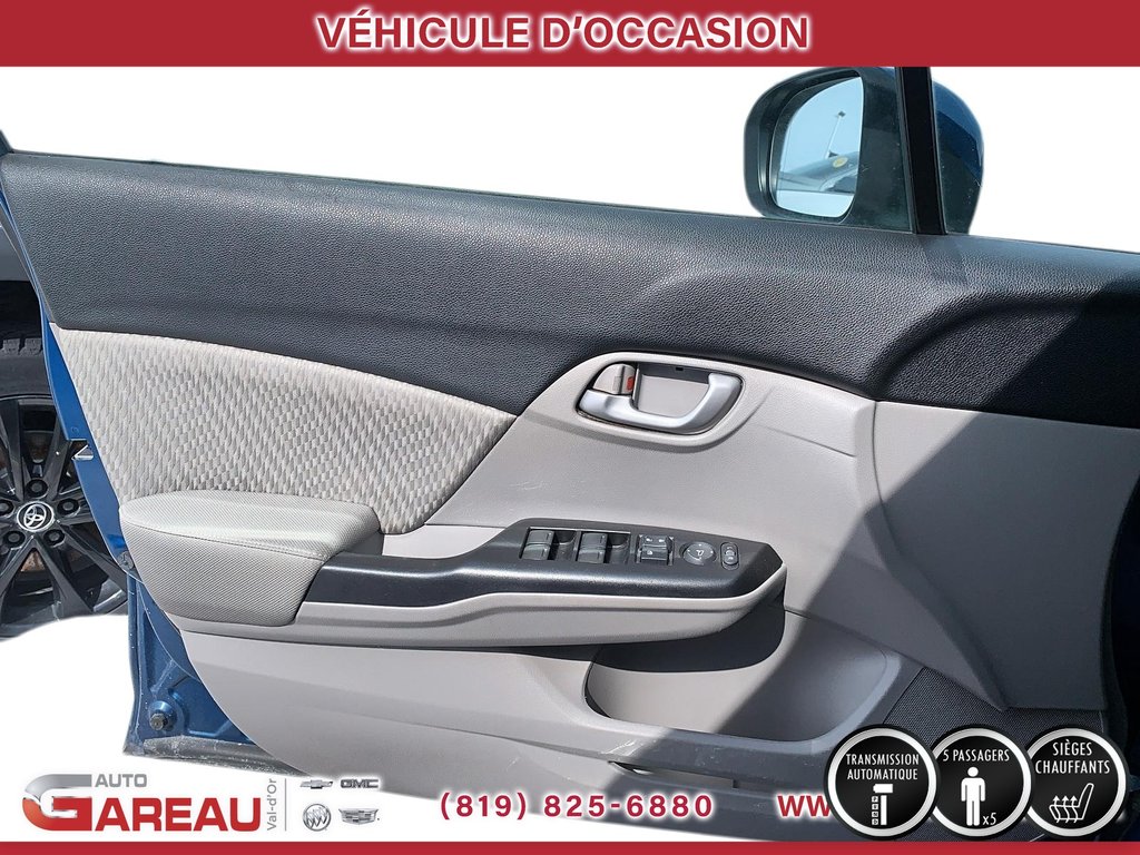 2015 Honda Civic Sedan LX in Val-d'Or, Quebec - 9 - w1024h768px
