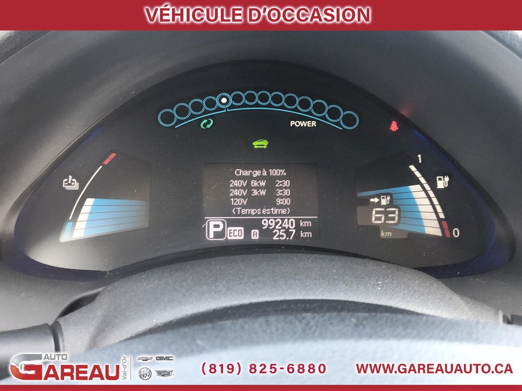Nissan Leaf  2014 à Val-d'Or, Québec - 14 - w1024h768px