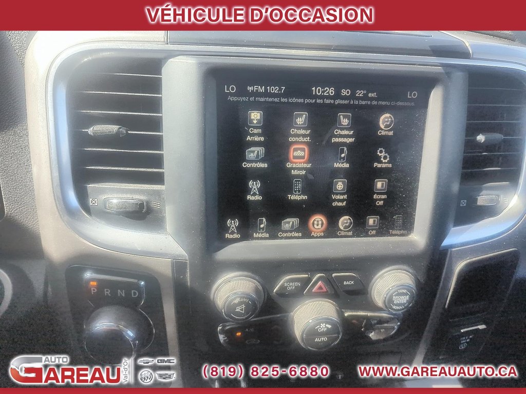 2017 Ram 1500 Outdoorsman in Val-d'Or, Quebec - 20 - w1024h768px