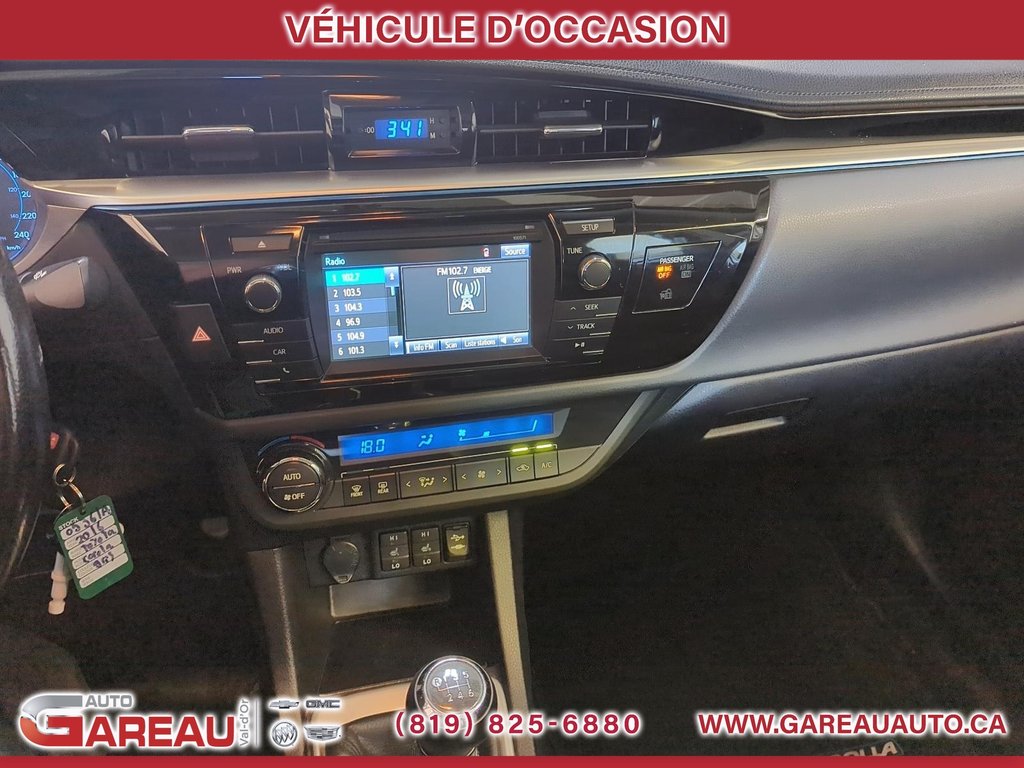 Toyota Corolla S 2016 à Val-d'Or, Québec - 19 - w1024h768px