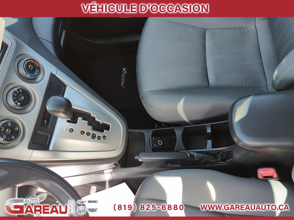 Toyota Matrix Awd - 2.4L 2012 à Val-d'Or, Québec - 10 - w1024h768px