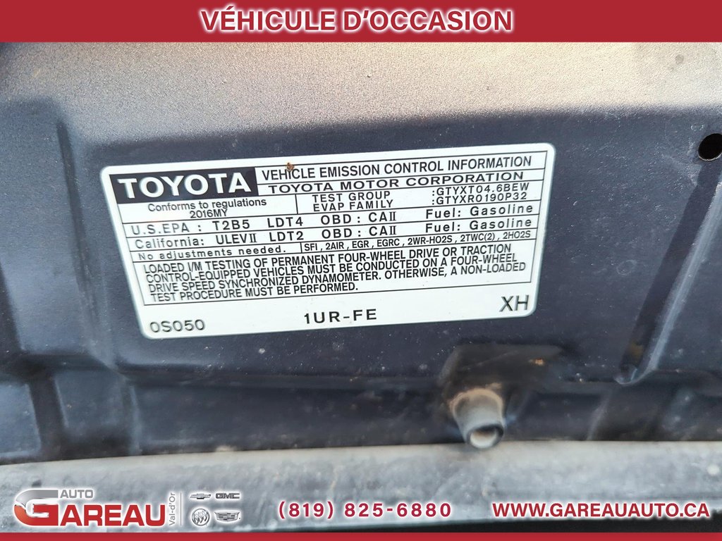 2016 Toyota Tundra in Val-d'Or, Quebec - 6 - w1024h768px