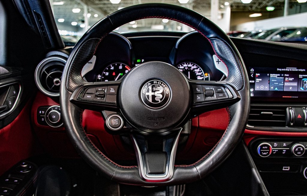Alfa Romeo GIULIA Ti SPORT CUIR ROUGE TOIT OUVRANT NAVIGATION CAMERA 2021 à Montréal, Québec - 36 - w1024h768px