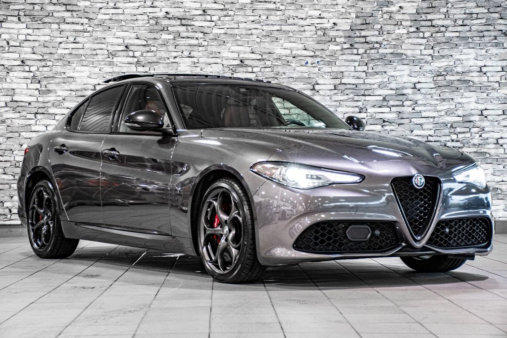 Alfa Romeo GIULIA Ti SPORT CUIR ROUGE TOIT OUVRANT NAVIGATION CAMERA 2021 à Montréal, Québec - 9 - w1024h768px