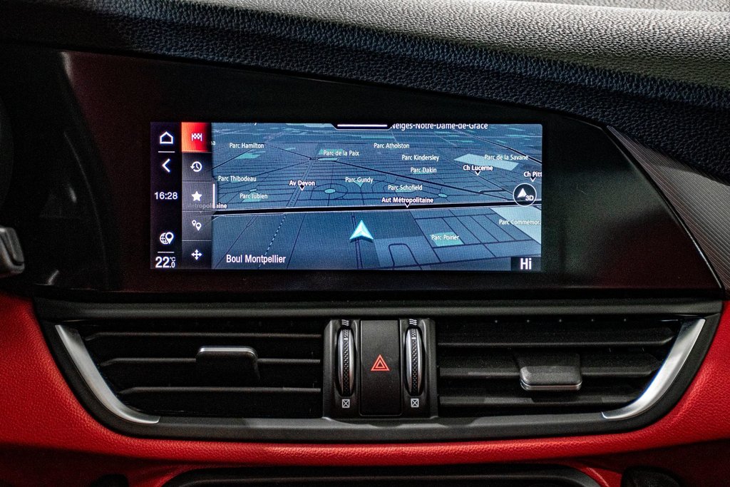 Alfa Romeo GIULIA Ti SPORT CUIR ROUGE TOIT OUVRANT NAVIGATION CAMERA 2021 à Montréal, Québec - 28 - w1024h768px