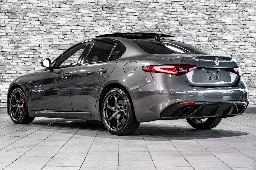 Alfa Romeo GIULIA Ti SPORT CUIR ROUGE TOIT OUVRANT NAVIGATION CAMERA 2021 à Montréal, Québec - 20 - w1024h768px