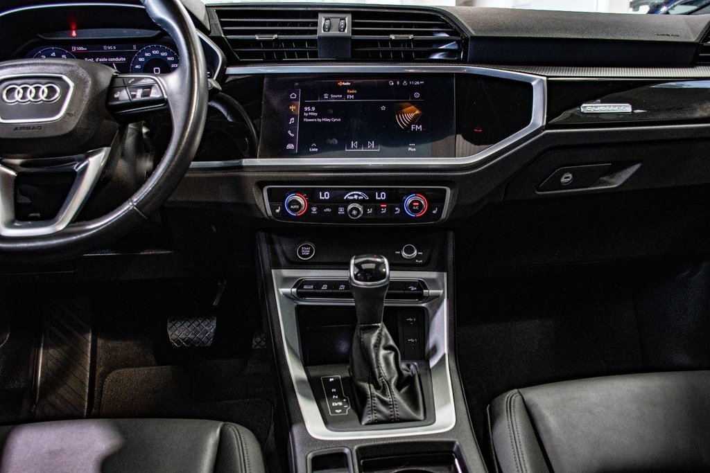 Audi Q3 KOMFORT VORSPRUNG EDITION TOIT PANO CAM CARPLAY 2022 à Montréal, Québec - 23 - w1024h768px