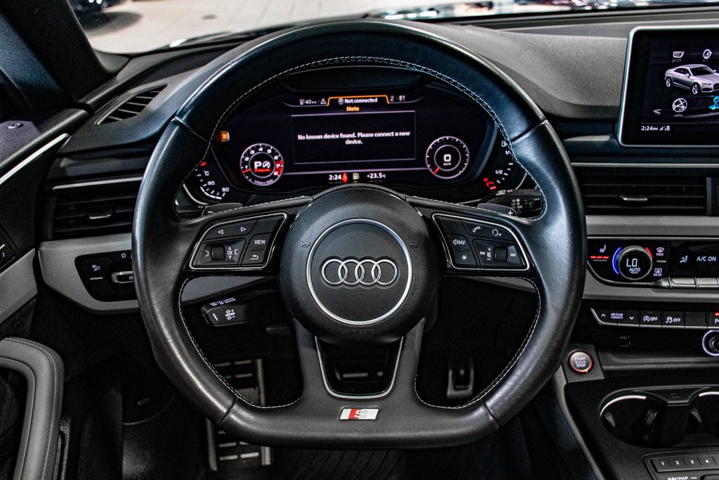 Audi S5 COUPE PROGRESSIV QUATTRO V6 CUIR TOIT NAV CAM 2019 à Montréal, Québec - 33 - w1024h768px