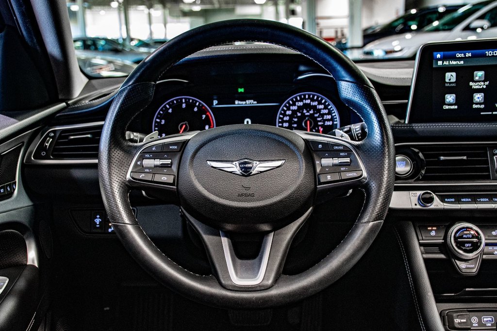 2021 GENESIS G70 2.0T Elite AWD CUIR TOIT NAV CAMERA in Montréal, Quebec - 36 - w1024h768px