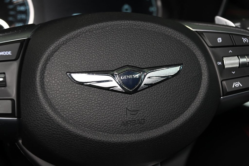 GENESIS G70 3.3T SPORT 365 HP HEAD UP DISP CAM360 CUIR NAPPA 2022 à Montréal, Québec - 34 - w1024h768px