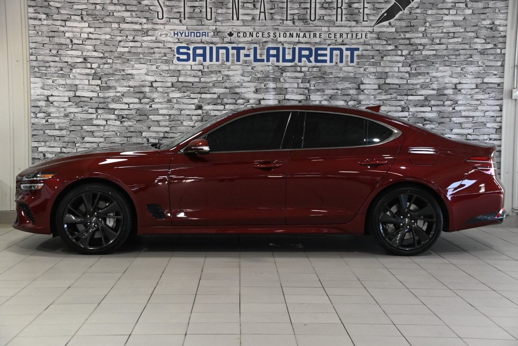 GENESIS G70 3.3T SPORT 365 HP HEAD UP DISP CAM360 CUIR NAPPA 2022 à Montréal, Québec - 6 - w1024h768px