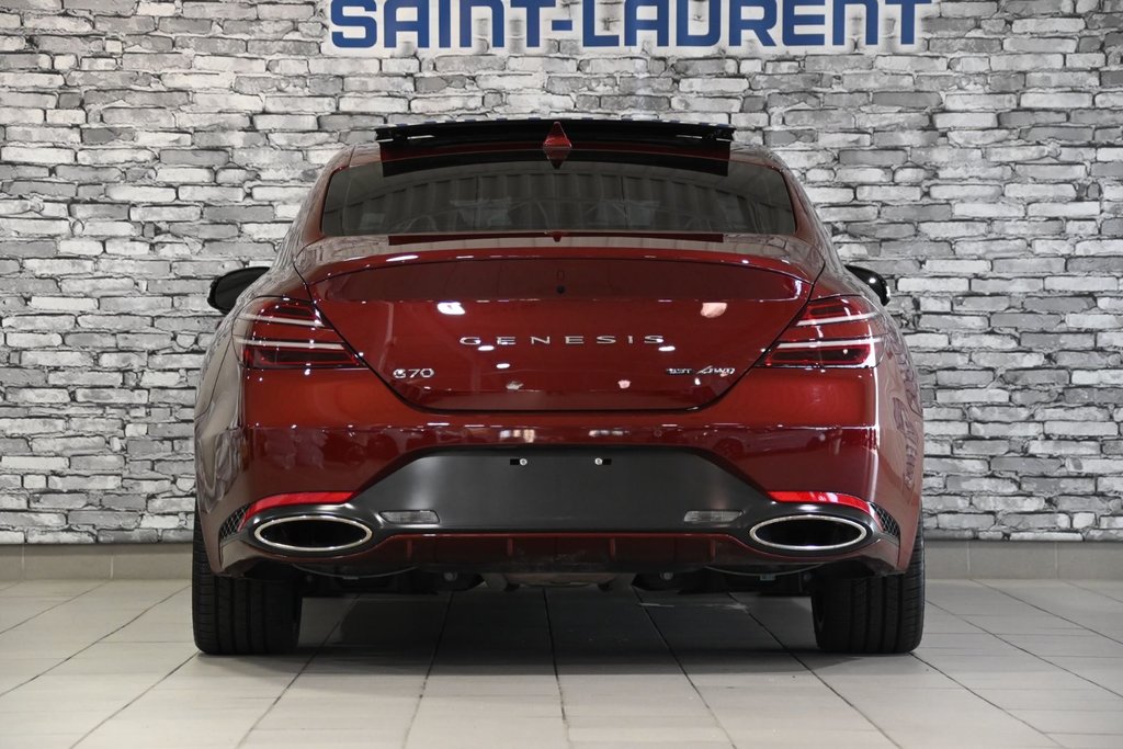 GENESIS G70 3.3T SPORT 365 HP HEAD UP DISP CAM360 CUIR NAPPA 2022 à Montréal, Québec - 8 - w1024h768px