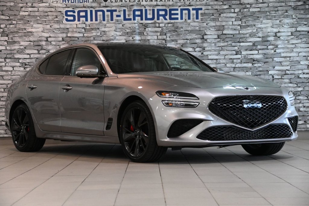 GENESIS G70 3.3T SPORT 365 HP HEAD UP DISP CAM360 CUIR NAPPA 2022 à Montréal, Québec - 5 - w1024h768px