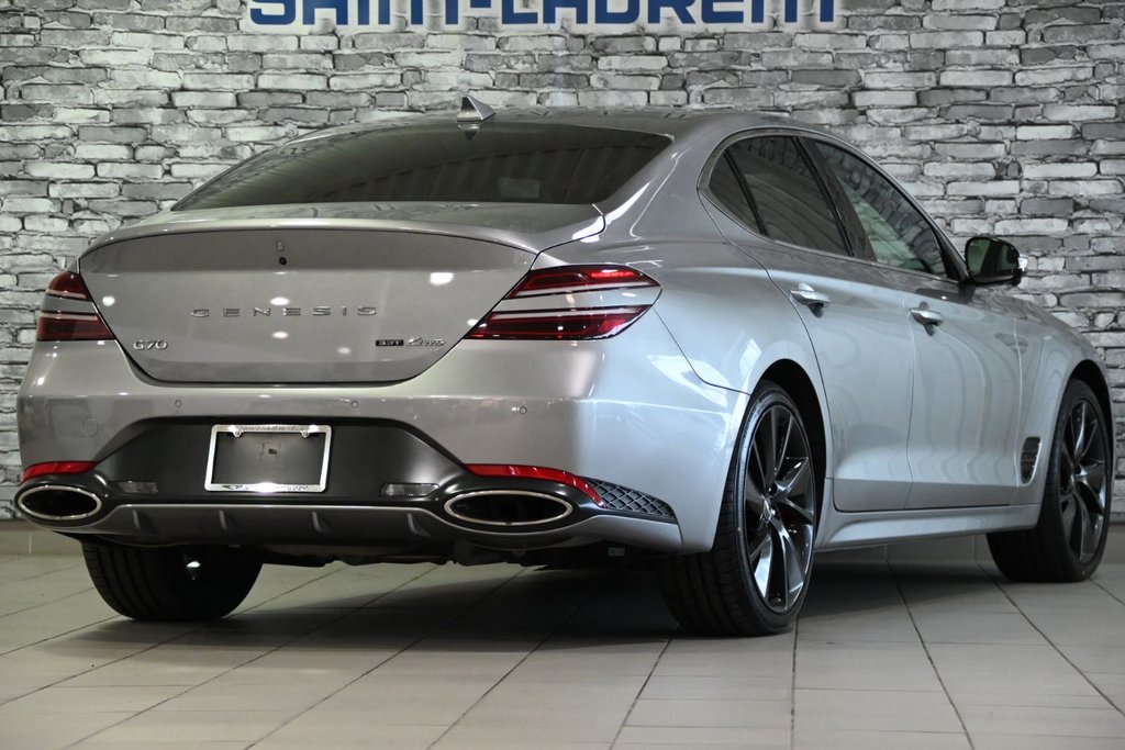 GENESIS G70 3.3T SPORT 365 HP HEAD UP DISP CAM360 CUIR NAPPA 2022 à Montréal, Québec - 15 - w1024h768px