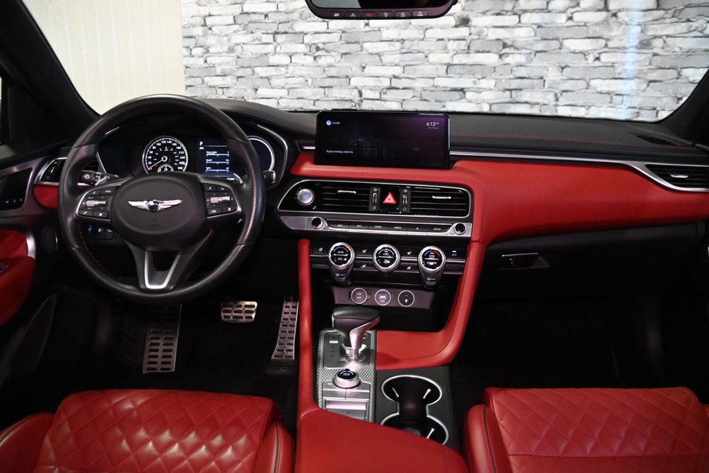 GENESIS G70 3.3T SPORT 365 HP HEAD UP DISP CAM360 CUIR NAPPA 2022 à Montréal, Québec - 38 - w1024h768px