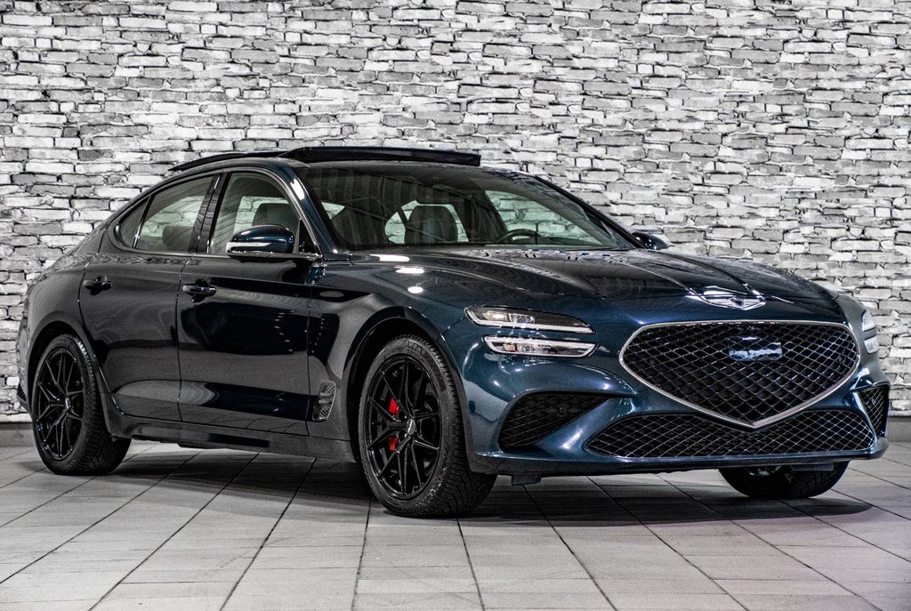 GENESIS G70 3.3T SPORT AWD 365 HP HEAD UP DISP CAM360 CUIR 2022 à Montréal, Québec - 9 - w1024h768px