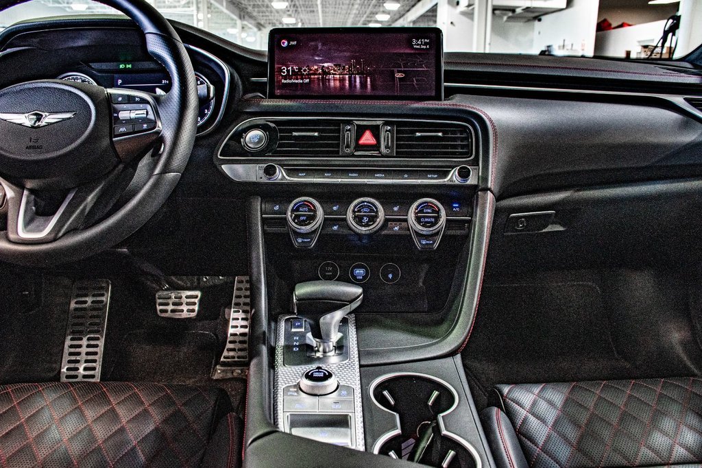 GENESIS G70 3.3T SPORT AWD 365 HP HEAD UP DISP CAM360 CUIR 2022 à Montréal, Québec - 27 - w1024h768px
