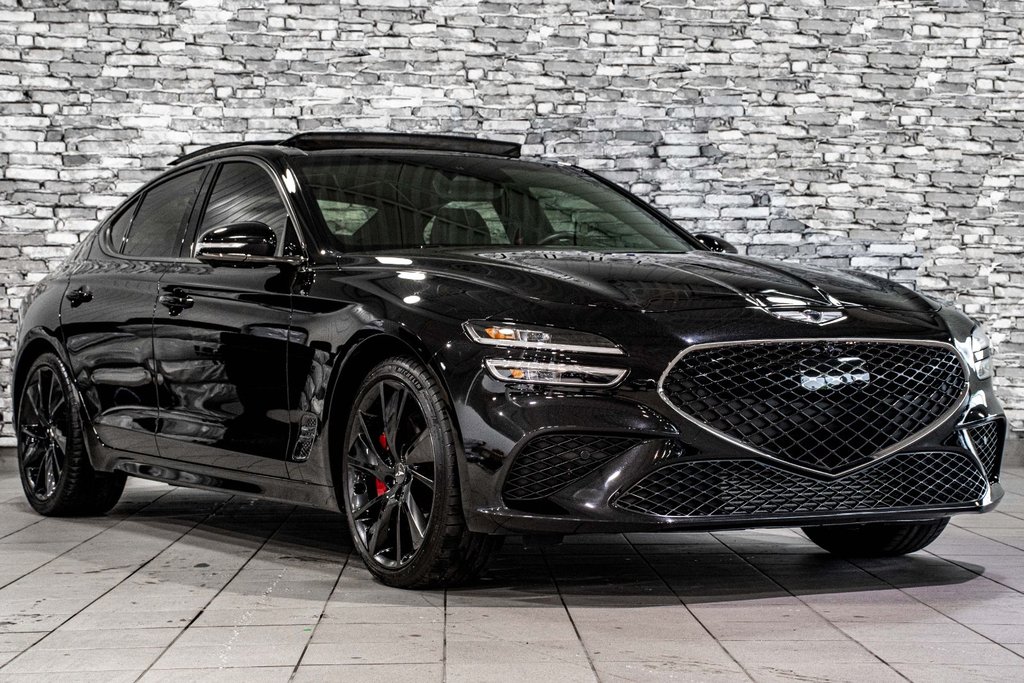 2022 GENESIS G70 3.3T SPORT AWD 365 HP HEAD UP DISP CAM360 CUIR in Montréal, Quebec - 9 - w1024h768px