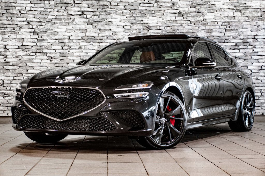2022 GENESIS G70 3.3T SPORT AWD 365 HP HEAD UP DISP CAM360 CUIR in Montréal, Quebec - 1 - w1024h768px