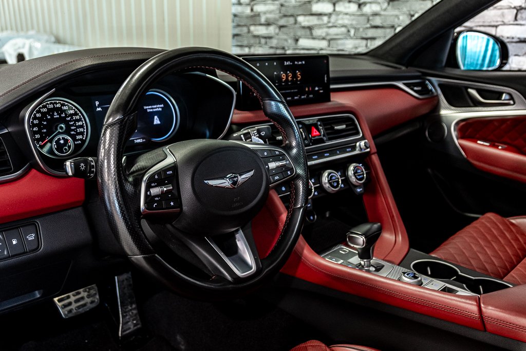 2022 GENESIS G70 3.3T SPORT AWD 365 HP HEAD UP DISP CAM360 CUIR in Montréal, Quebec - 19 - w1024h768px