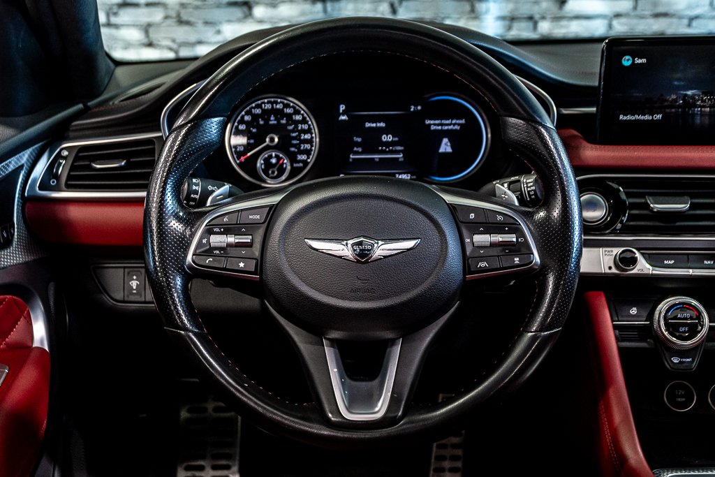 2022 GENESIS G70 3.3T SPORT AWD 365 HP HEAD UP DISP CAM360 CUIR in Montréal, Quebec - 23 - w1024h768px