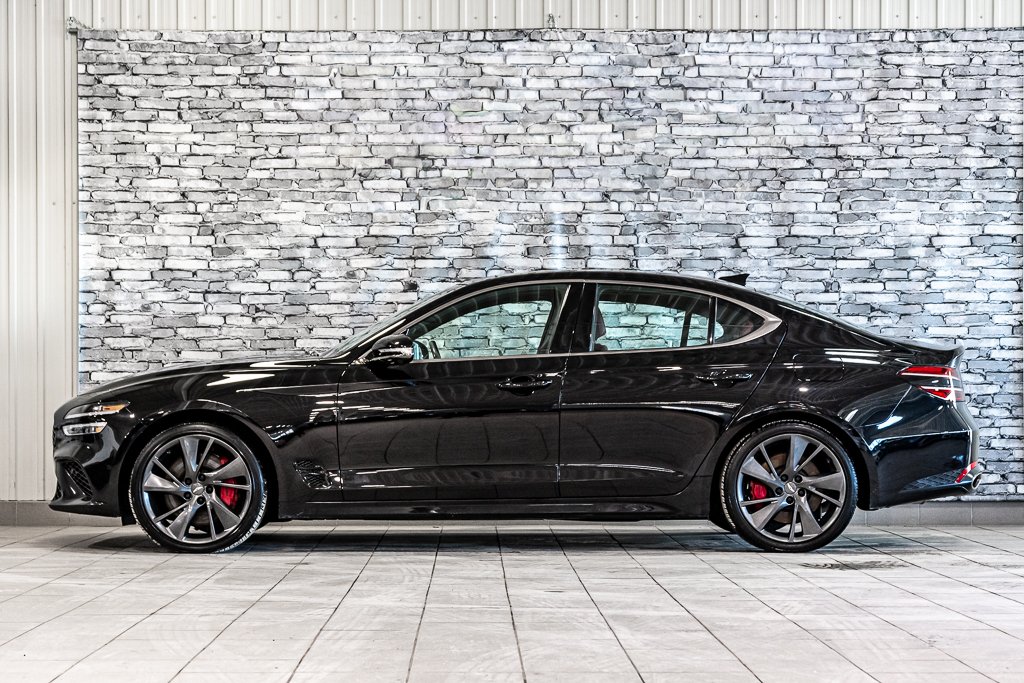 2022 GENESIS G70 3.3T SPORT AWD 365 HP HEAD UP DISP CAM360 CUIR in Montréal, Quebec - 9 - w1024h768px