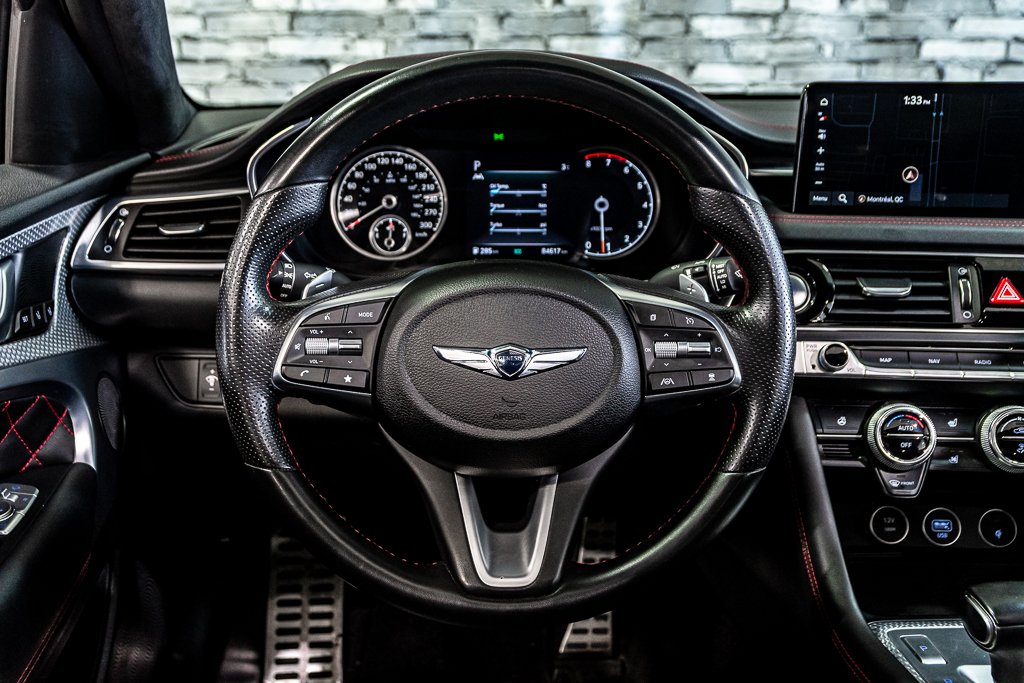 2022 GENESIS G70 3.3T SPORT AWD 365 HP HEAD UP DISP CAM360 CUIR in Montréal, Quebec - 20 - w1024h768px