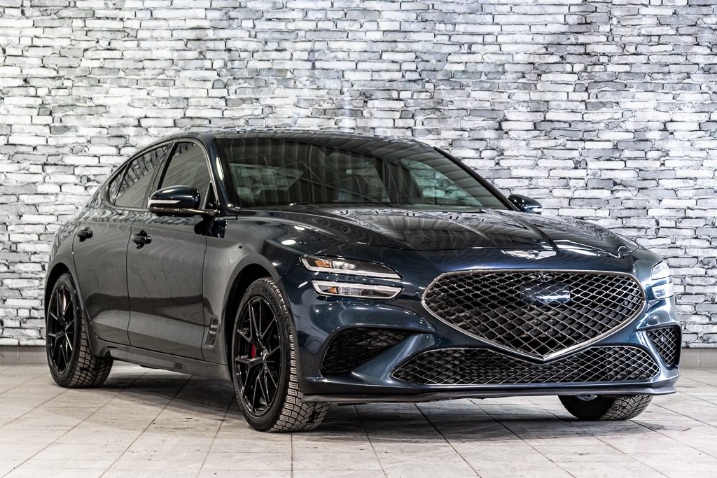 2022 GENESIS G70 3.3T SPORT AWD 365 HP HEAD UP DISP CAM360 CUIR in Montréal, Quebec - 7 - w1024h768px