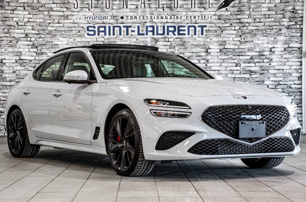 2023 GENESIS G70 3.3T SPORT 365 HP HEAD UP DISP CAM360 CUIR NAPPA in Montréal, Quebec - 9 - w1024h768px