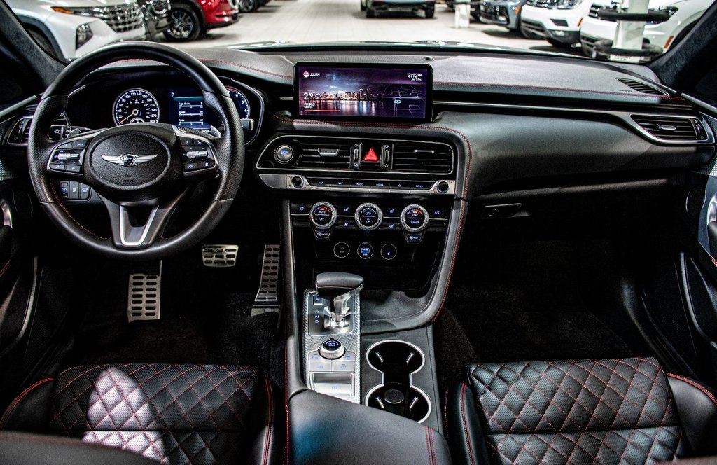 2023 GENESIS G70 3.3T SPORT 365 HP HEAD UP DISP CAM360 CUIR NAPPA in Montréal, Quebec - 5 - w1024h768px