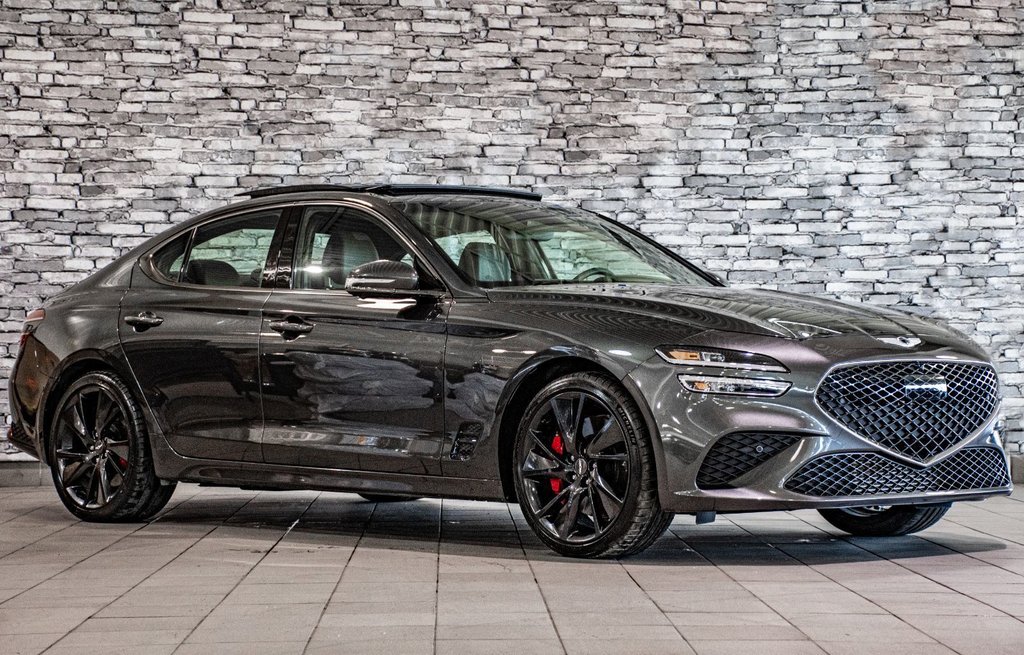 2023 GENESIS G70 3.3T SPORT 365 HP HEAD UP DISP CAM360 CUIR NAPPA in Montréal, Quebec - 11 - w1024h768px