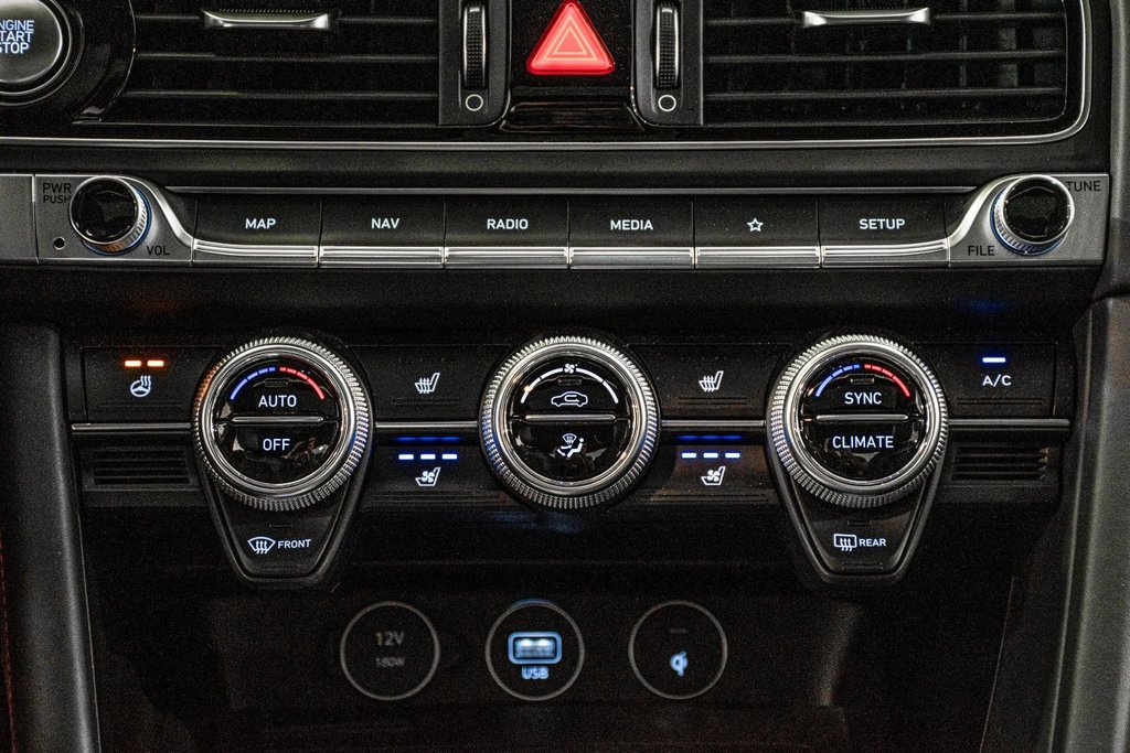 GENESIS G70 3.3T SPORT 365HP CAM360 HUD CUIR NAPPA TOIT NAV 2023 à Montréal, Québec - 28 - w1024h768px