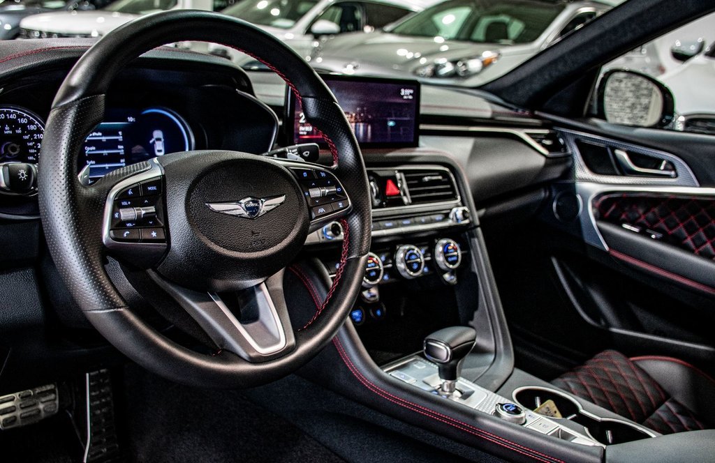 GENESIS G70 3.3T SPORT AWD 365 HP HEAD UP DISP CAM360 CUIR 2023 à Montréal, Québec - 20 - w1024h768px