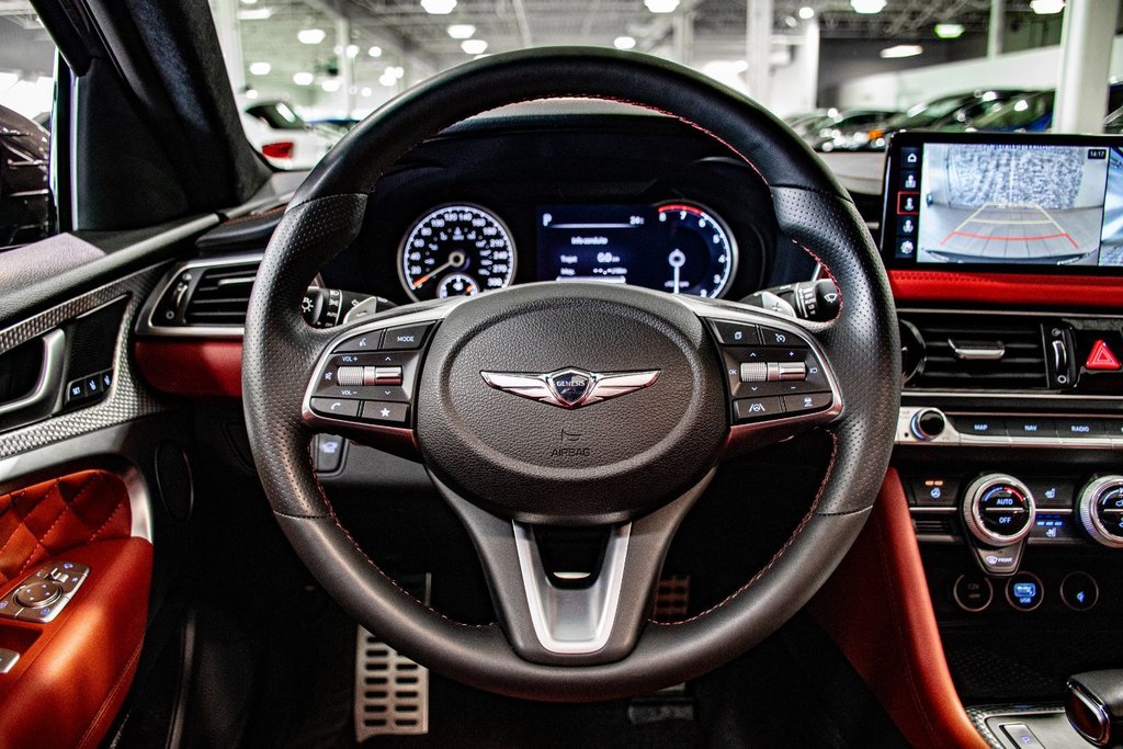 GENESIS G70 3.3T SPORT AWD 365 HP HEAD UP DISP CAM360 CUIR 2023 à Montréal, Québec - 34 - w1024h768px