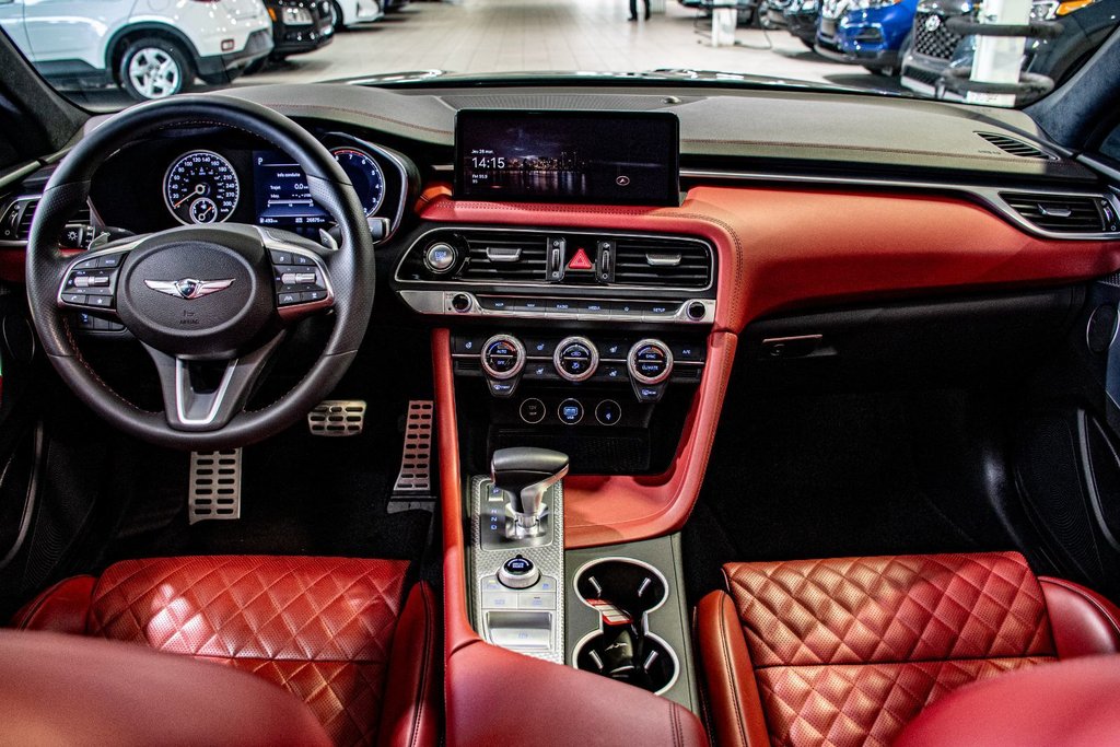 GENESIS G70 3.3T SPORT AWD 365 HP HEAD UP DISP CAM360 CUIR 2023 à Montréal, Québec - 5 - w1024h768px