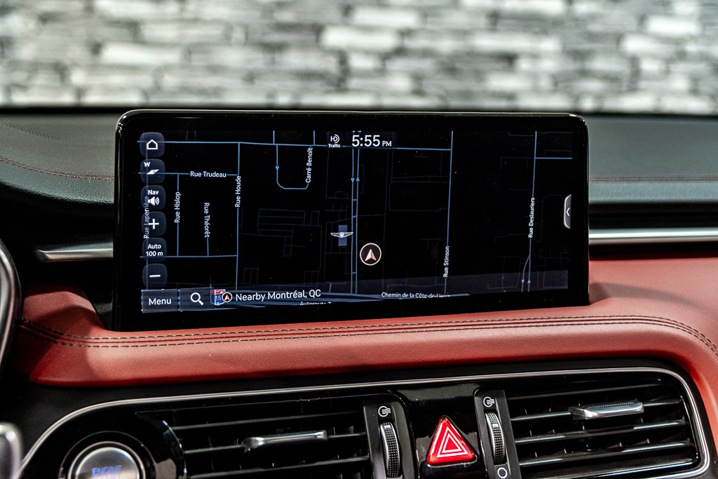 GENESIS G70 3.3T SPORT AWD 365 HP HEAD UP DISP CAM360 CUIR 2023 à Montréal, Québec - 24 - w1024h768px