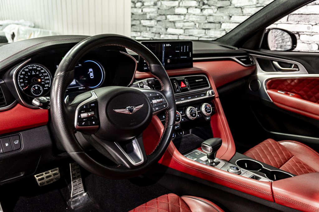 GENESIS G70 3.3T SPORT AWD 365 HP HEAD UP DISP CAM360 CUIR 2023 à Montréal, Québec - 18 - w1024h768px