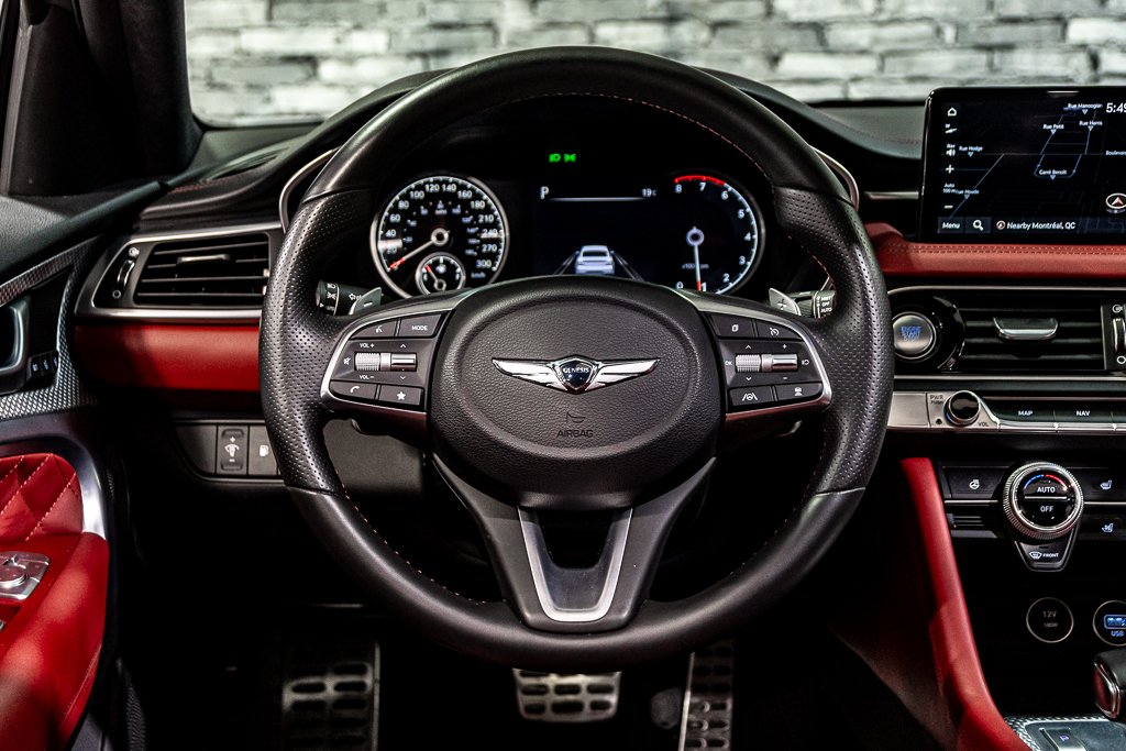 GENESIS G70 3.3T SPORT AWD 365 HP HEAD UP DISP CAM360 CUIR 2023 à Montréal, Québec - 19 - w1024h768px