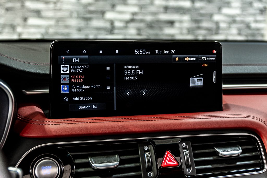 GENESIS G70 3.3T SPORT AWD 365 HP HEAD UP DISP CAM360 CUIR 2023 à Montréal, Québec - 23 - w1024h768px