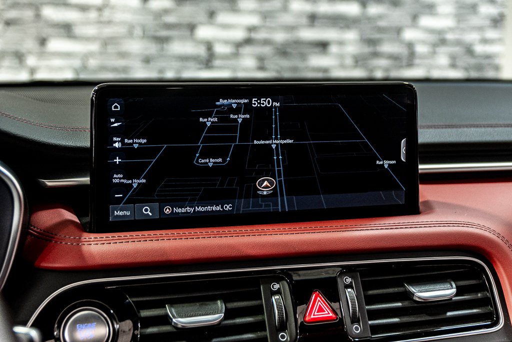 GENESIS G70 3.3T SPORT AWD 365 HP HEAD UP DISP CAM360 CUIR 2023 à Montréal, Québec - 22 - w1024h768px