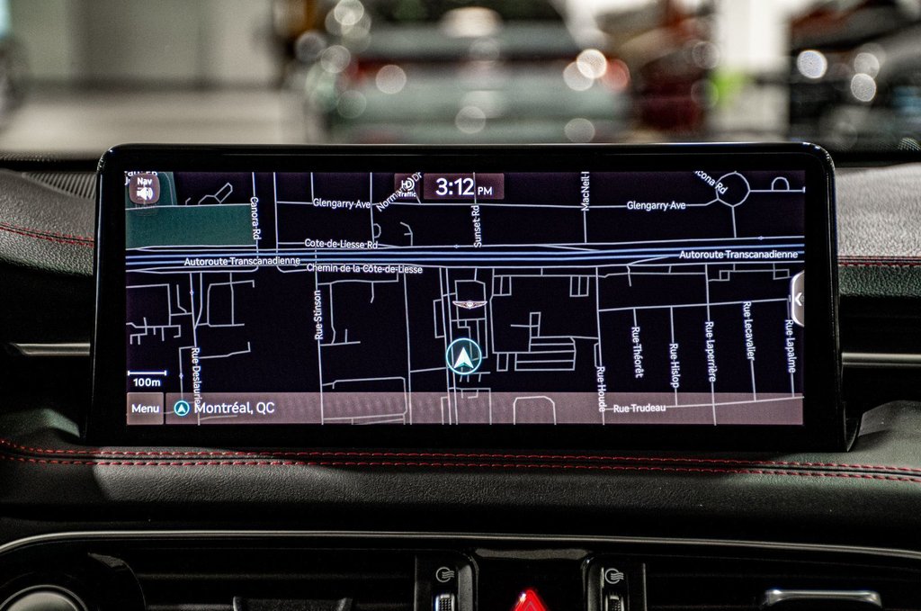2023 GENESIS G70 3.3T SPORT 365 HP HUD CAM 360 TOIT CUIR CHAUFFANTS in Montréal, Quebec - 9 - w1024h768px