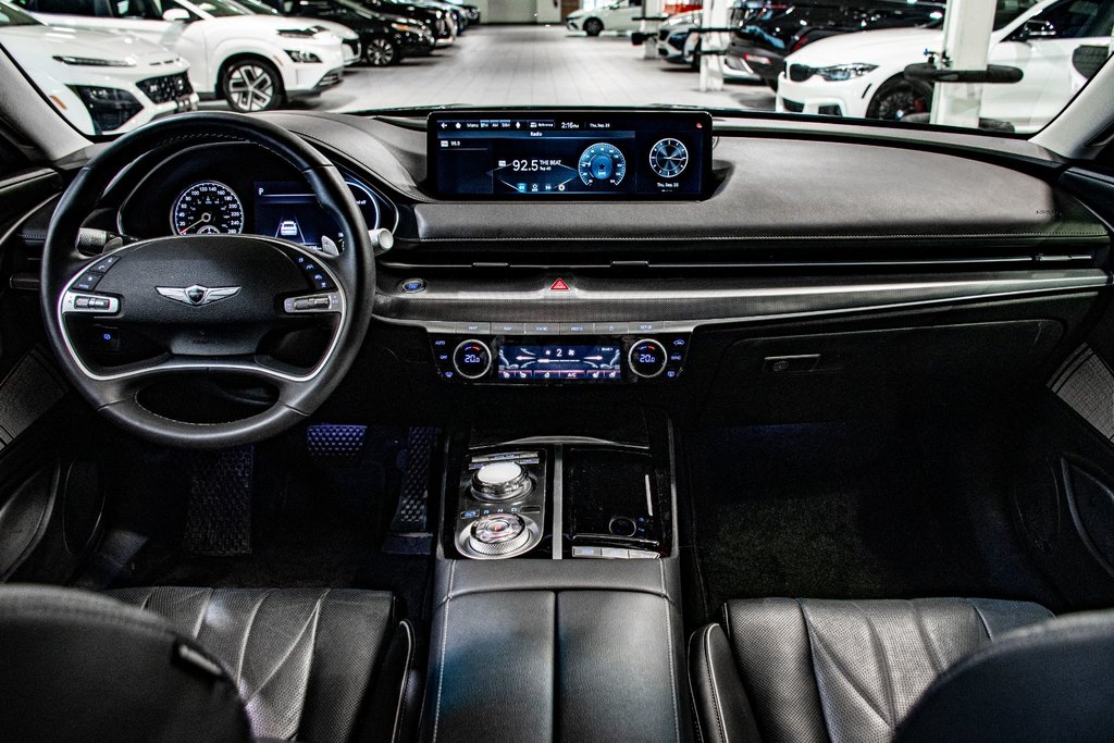 GENESIS G80 2.5T ADVANCED AWD 300HP TOIT NAV CUIR MAGS 2024 à Montréal, Québec - 5 - w1024h768px
