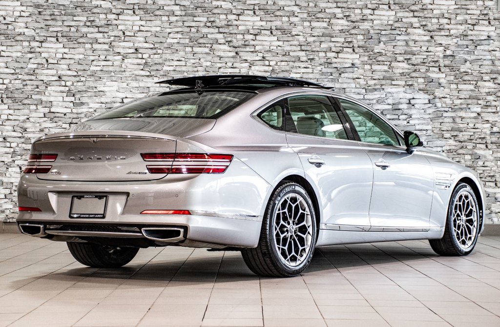GENESIS G80 2.5T ADVANCED AWD 300HP TOIT NAV CUIR MAGS 2024 à Montréal, Québec - 13 - w1024h768px