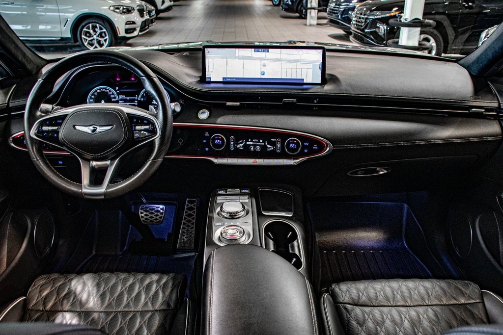GENESIS GV70 3.5T SPORT AWD 375HP TOIT PANO NAV CAM CUIR 2022 à Montréal, Québec - 5 - w1024h768px
