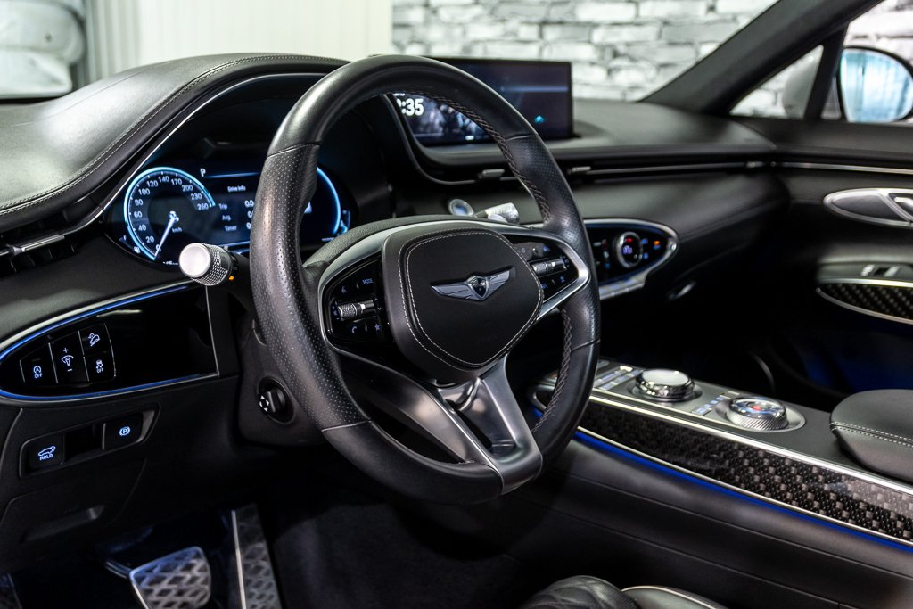GENESIS GV70 3.5T SPORT PLUS AWD 375HP HUD CAM360 CUIR NAPPA 2022 à Montréal, Québec - 20 - w1024h768px