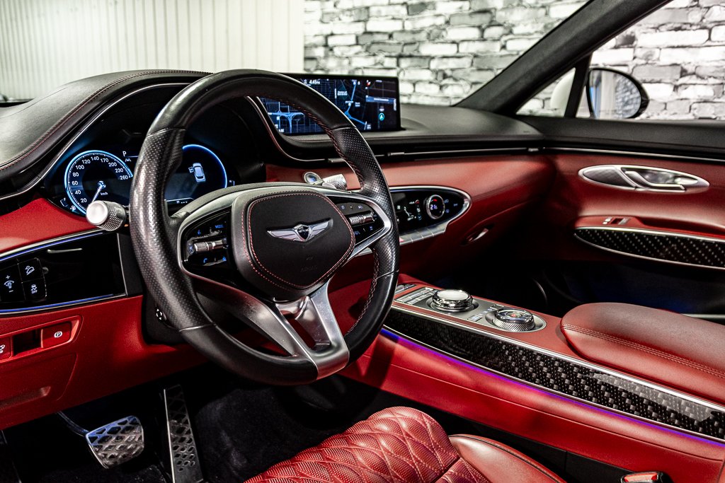 GENESIS GV70 3.5T SPORT PLUS AWD 375HP HUD CAM360 CUIR NAPPA 2022 à Montréal, Québec - 16 - w1024h768px