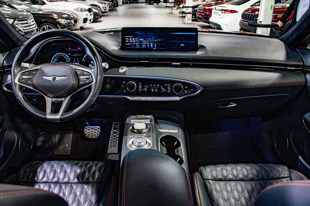 2023 GENESIS GV70 3.5T SPORT PLUS 375HP  HEAD-UP CAM360 CUIR NAPPA in Montréal, Quebec - 5 - w1024h768px