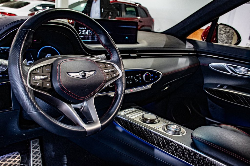2023 GENESIS GV70 3.5T SPORT PLUS 375HP  HEAD-UP CAM360 CUIR NAPPA in Montréal, Quebec - 21 - w1024h768px