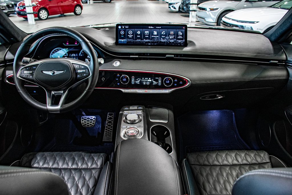 GENESIS GV70 3.5T SPORT PLUS 375HP  HEAD-UP CAM360 CUIR NAPPA 2023 à Montréal, Québec - 4 - w1024h768px